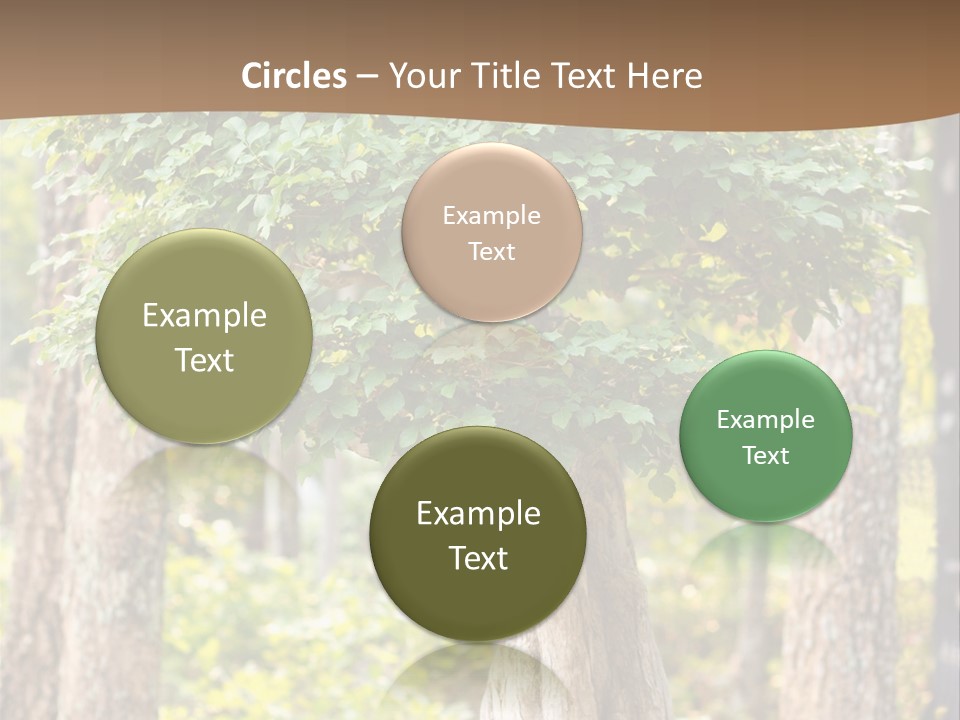 Gardening Stylish Branch PowerPoint Template