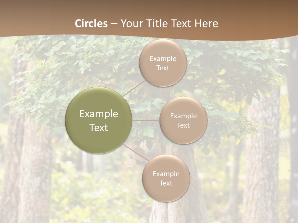 Gardening Stylish Branch PowerPoint Template