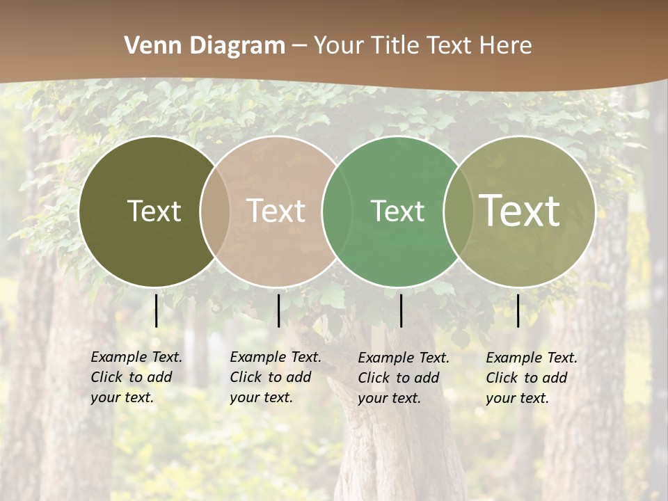 Gardening Stylish Branch PowerPoint Template