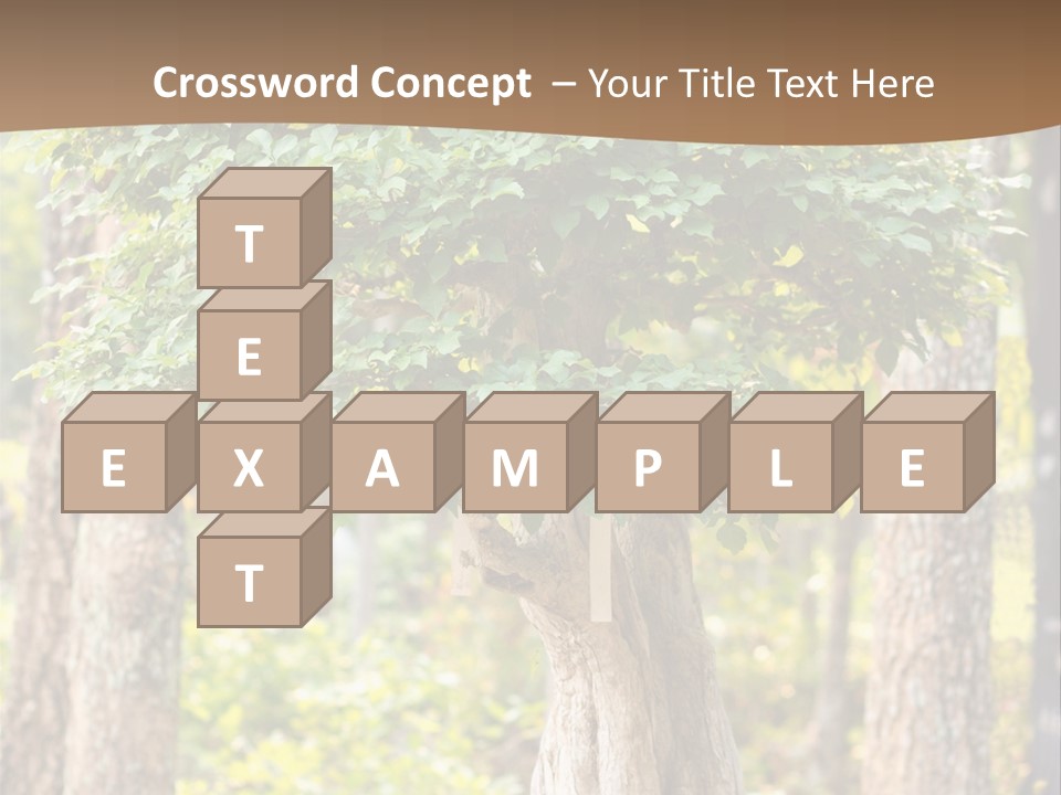 Gardening Stylish Branch PowerPoint Template