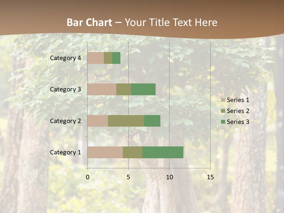 Gardening Stylish Branch PowerPoint Template