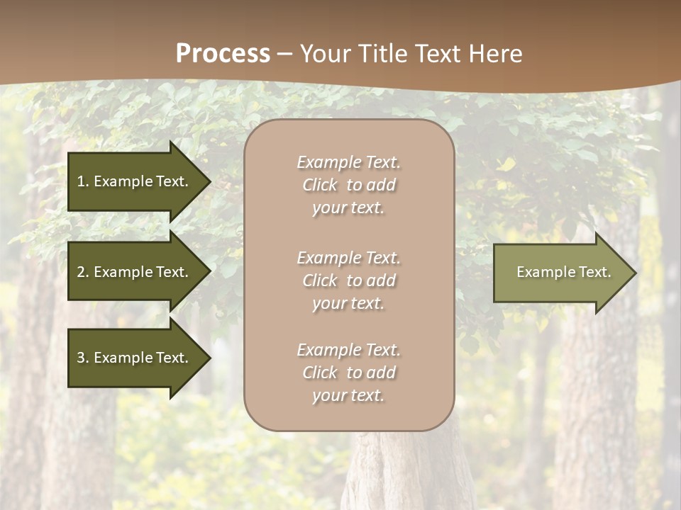Gardening Stylish Branch PowerPoint Template
