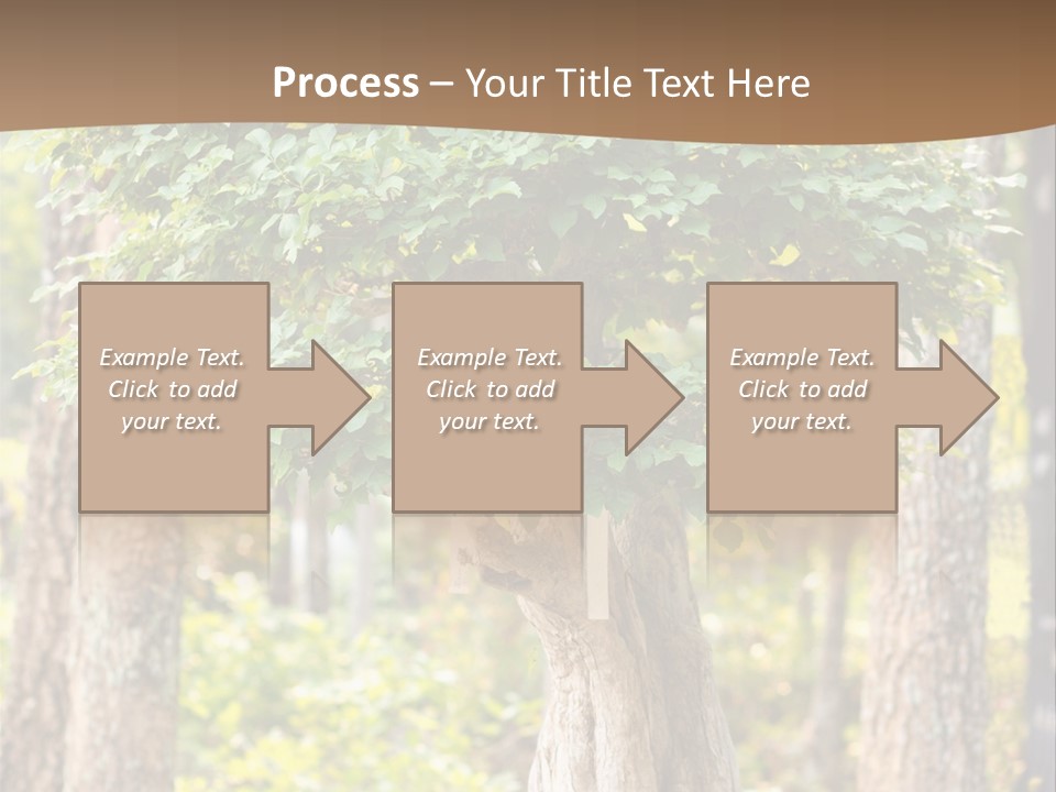Gardening Stylish Branch PowerPoint Template