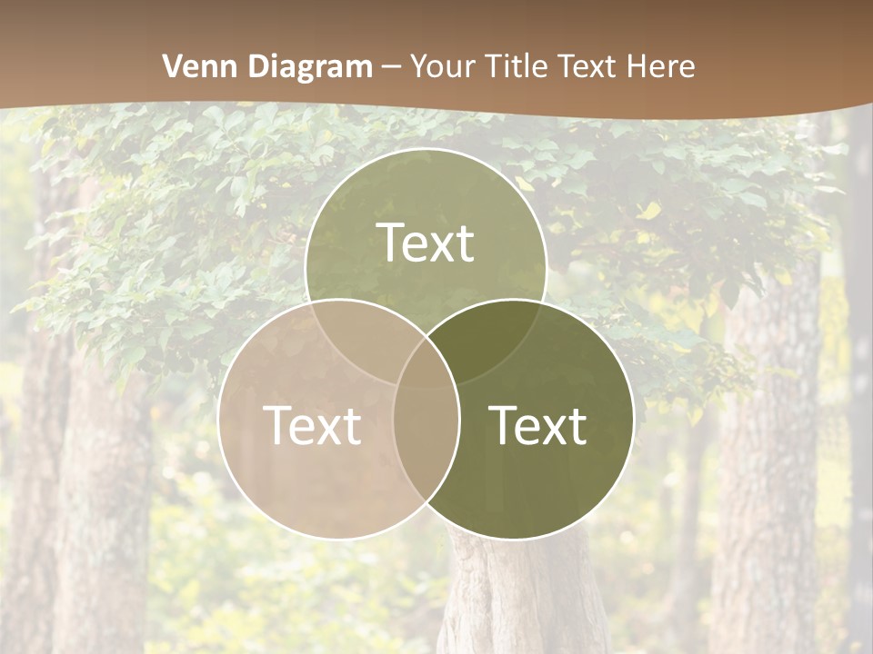 Gardening Stylish Branch PowerPoint Template