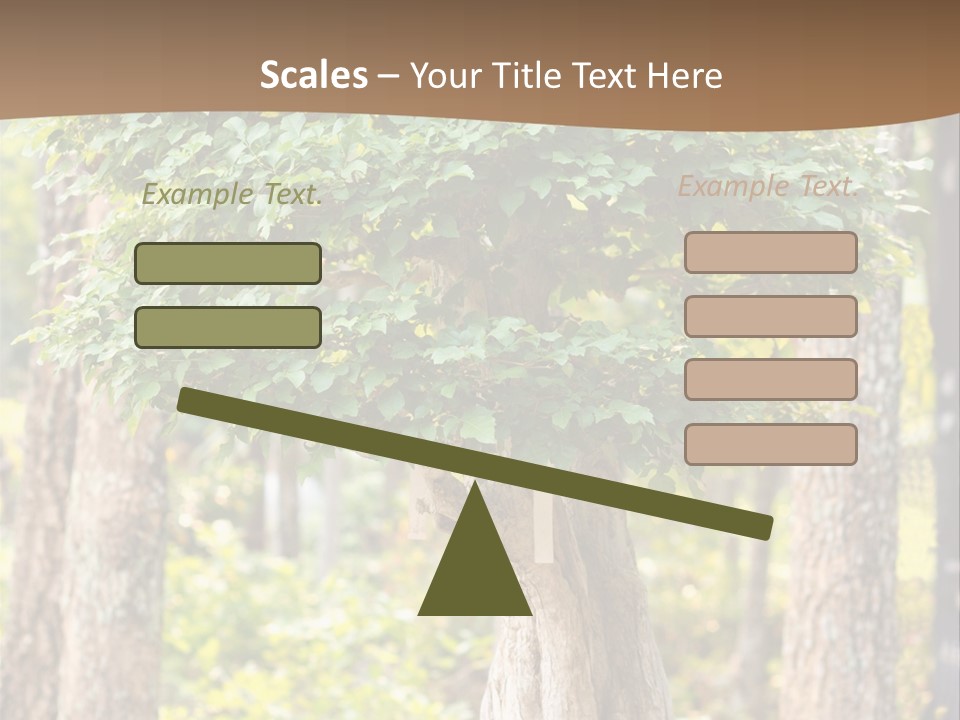 Gardening Stylish Branch PowerPoint Template