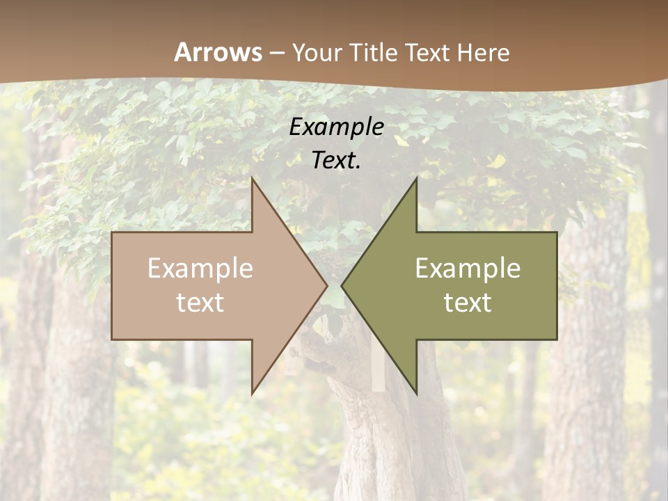 Gardening Stylish Branch PowerPoint Template
