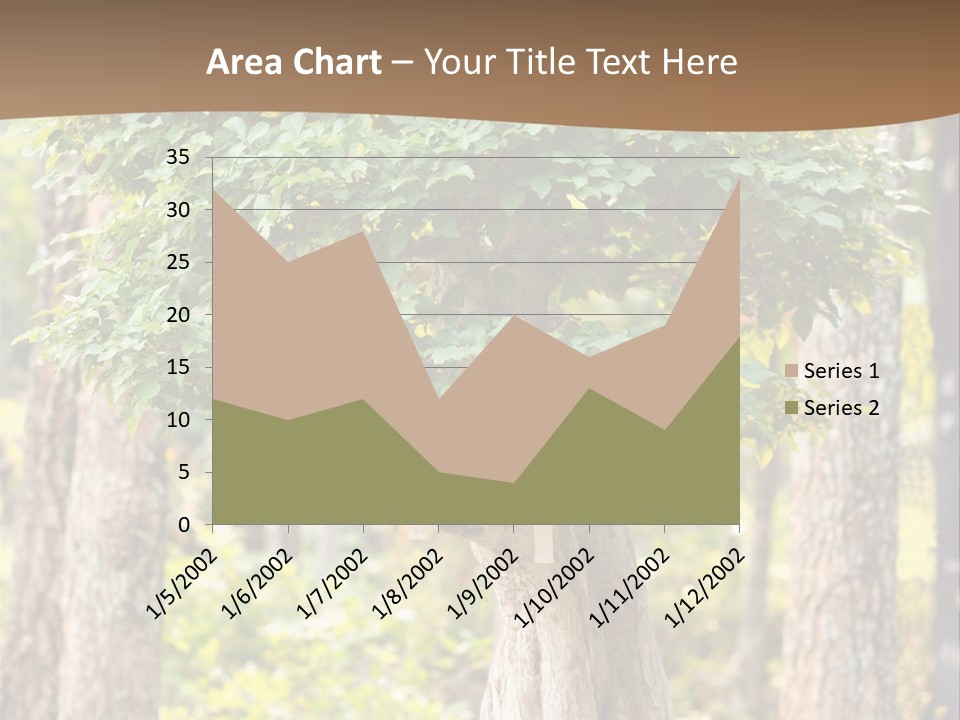 Gardening Stylish Branch PowerPoint Template