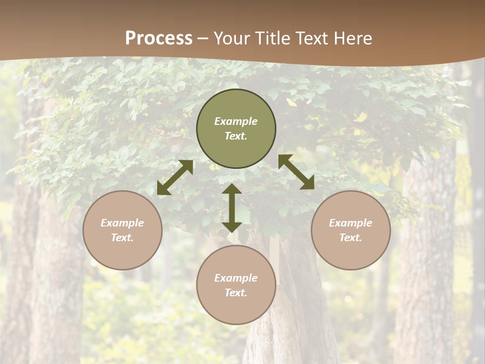 Gardening Stylish Branch PowerPoint Template