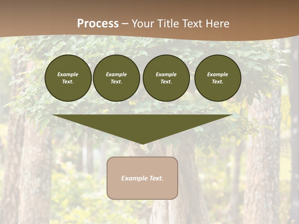 Gardening Stylish Branch PowerPoint Template