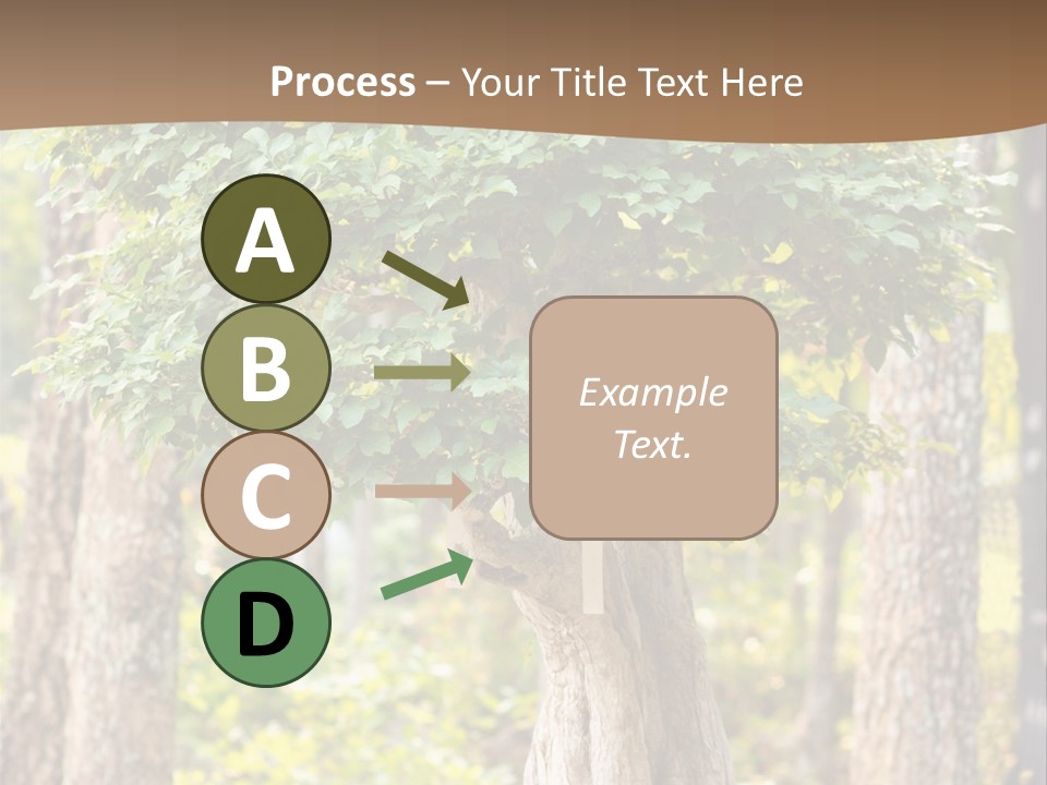 Gardening Stylish Branch PowerPoint Template
