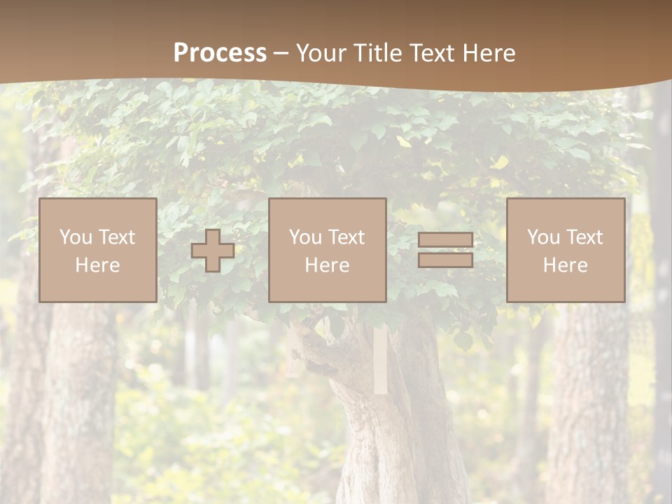 Gardening Stylish Branch PowerPoint Template