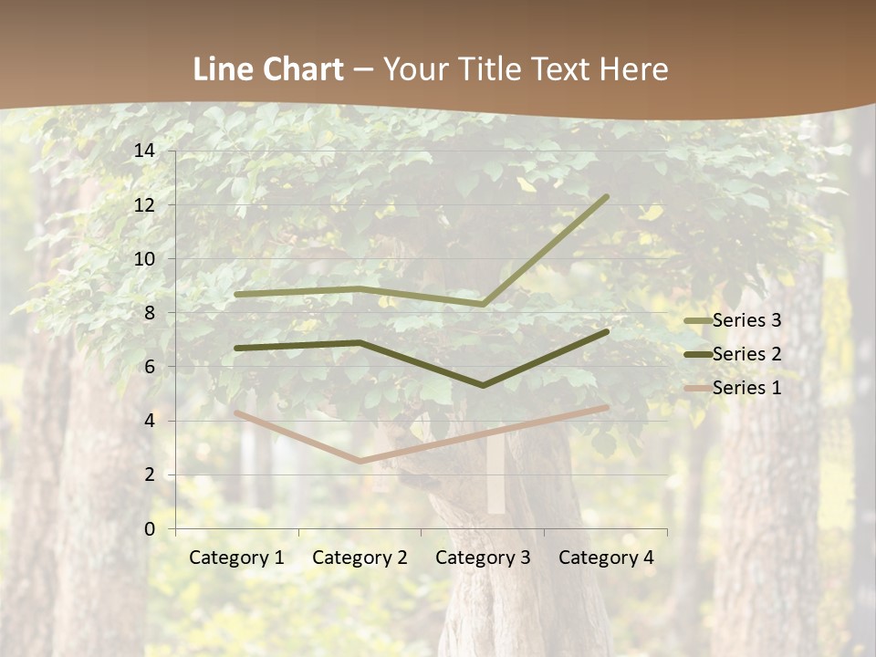 Gardening Stylish Branch PowerPoint Template