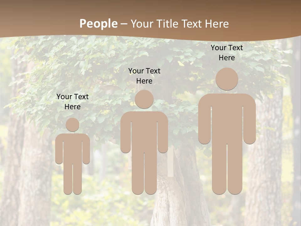 Gardening Stylish Branch PowerPoint Template