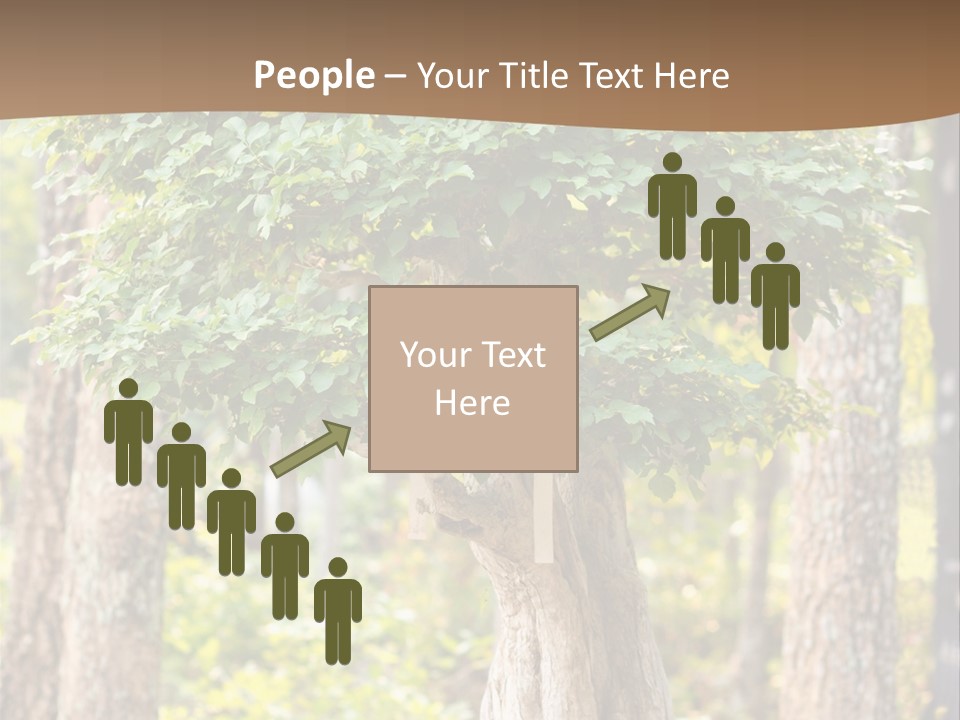 Gardening Stylish Branch PowerPoint Template