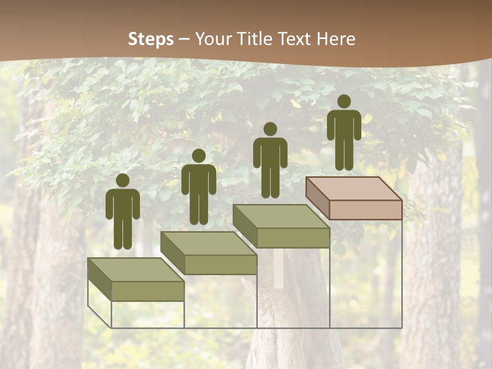 Gardening Stylish Branch PowerPoint Template