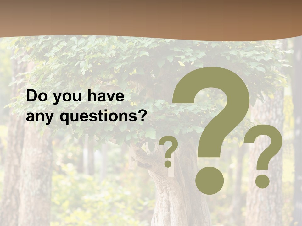 Gardening Stylish Branch PowerPoint Template