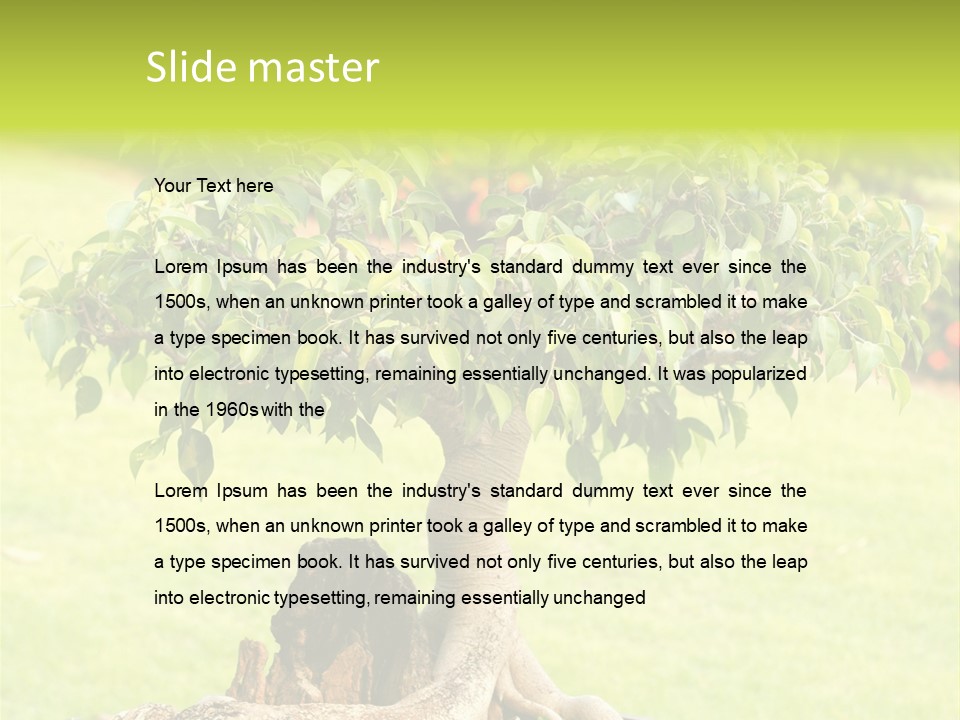 Stylish Art Soil PowerPoint Template