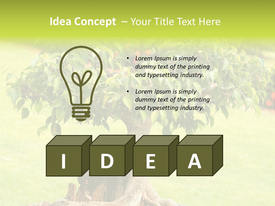 Stylish Art Soil PowerPoint Template