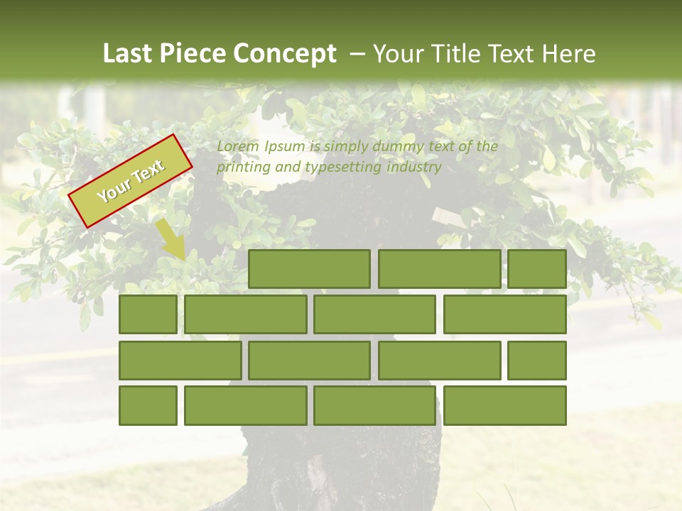 Dome Potted Chinese PowerPoint Template