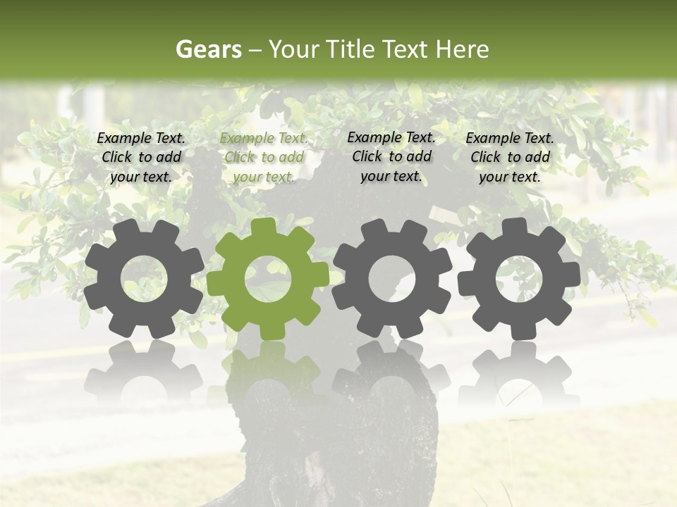 Dome Potted Chinese PowerPoint Template