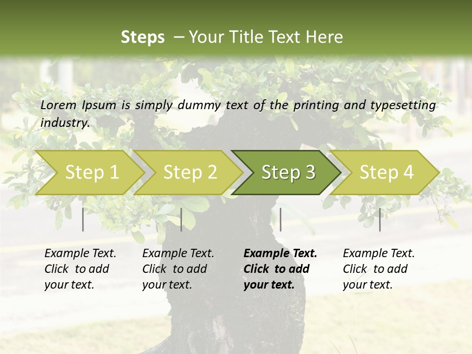Dome Potted Chinese PowerPoint Template
