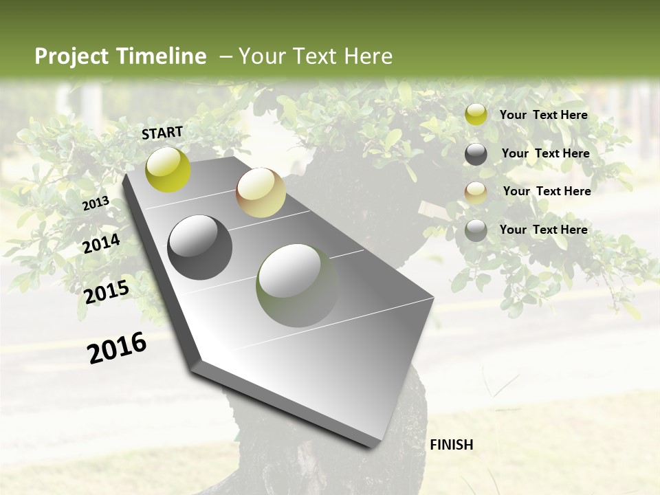 Dome Potted Chinese PowerPoint Template