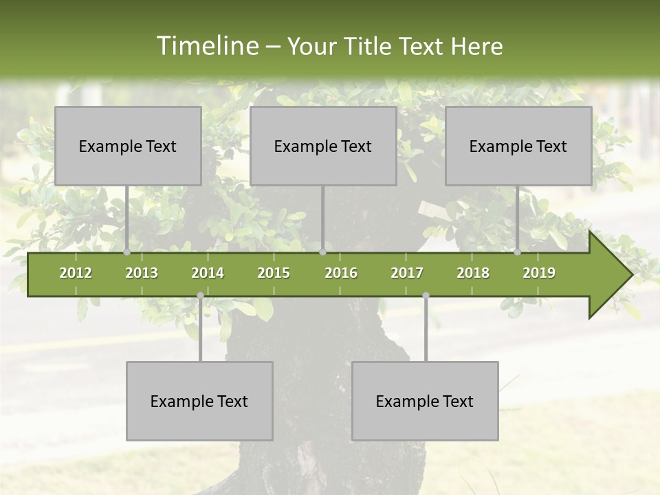 Dome Potted Chinese PowerPoint Template