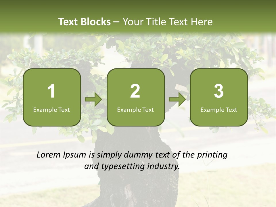 Dome Potted Chinese PowerPoint Template