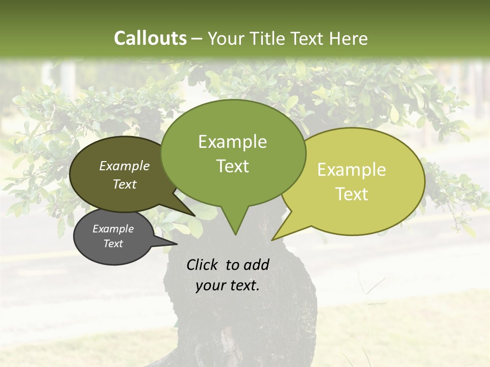 Dome Potted Chinese PowerPoint Template