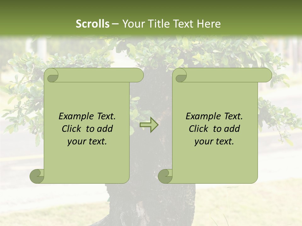 Dome Potted Chinese PowerPoint Template