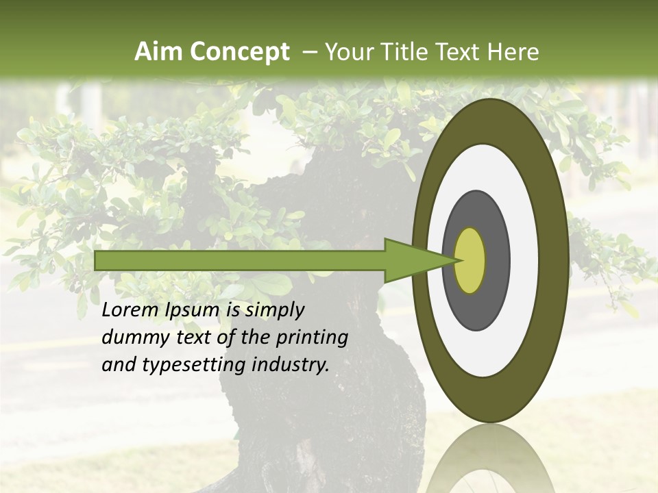 Dome Potted Chinese PowerPoint Template