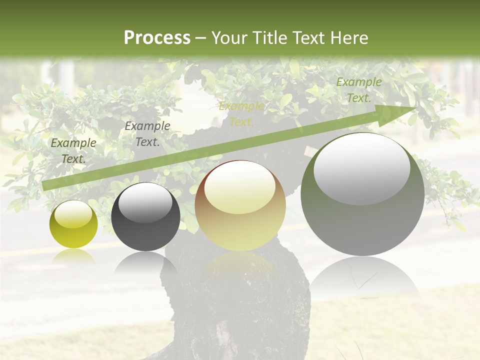 Dome Potted Chinese PowerPoint Template