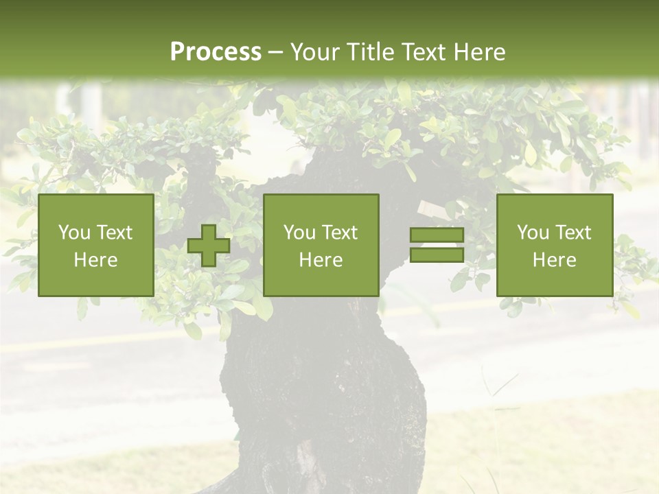 Dome Potted Chinese PowerPoint Template