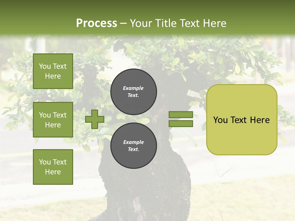 Dome Potted Chinese PowerPoint Template
