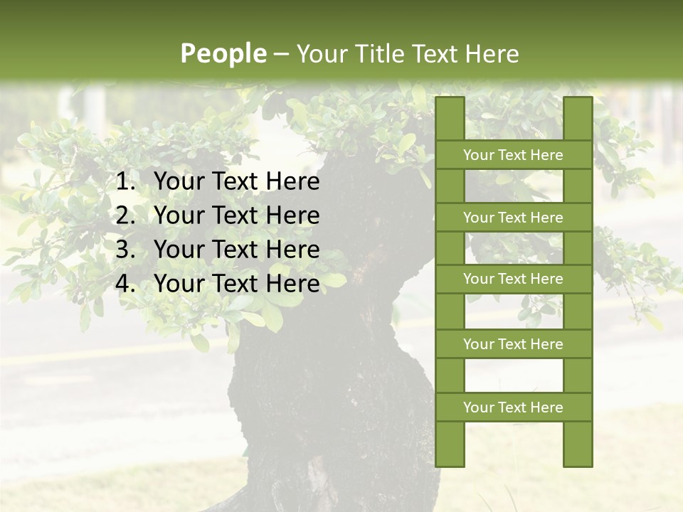 Dome Potted Chinese PowerPoint Template