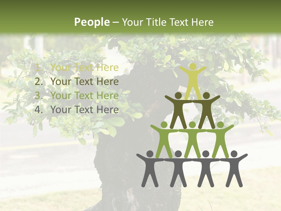 Dome Potted Chinese PowerPoint Template