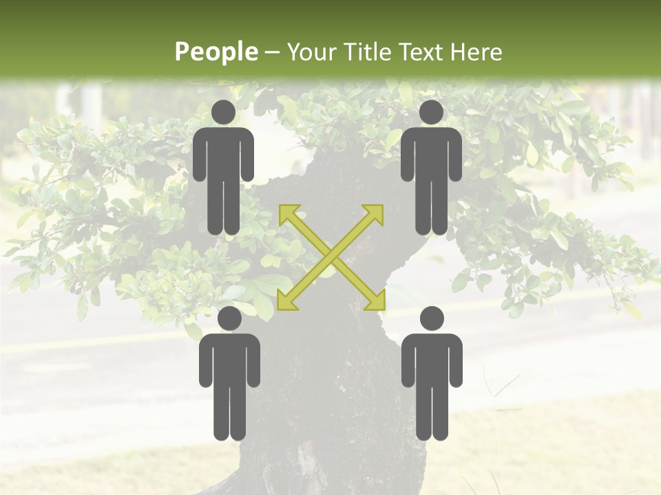 Dome Potted Chinese PowerPoint Template