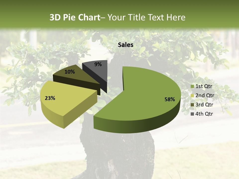 Dome Potted Chinese PowerPoint Template