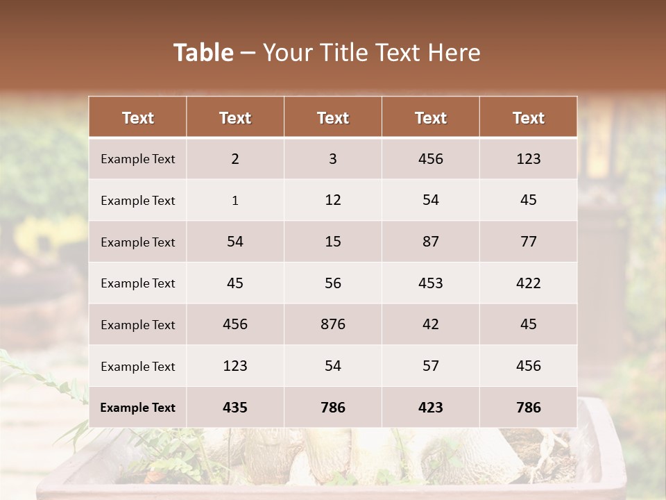 Tropical Style Asian PowerPoint Template