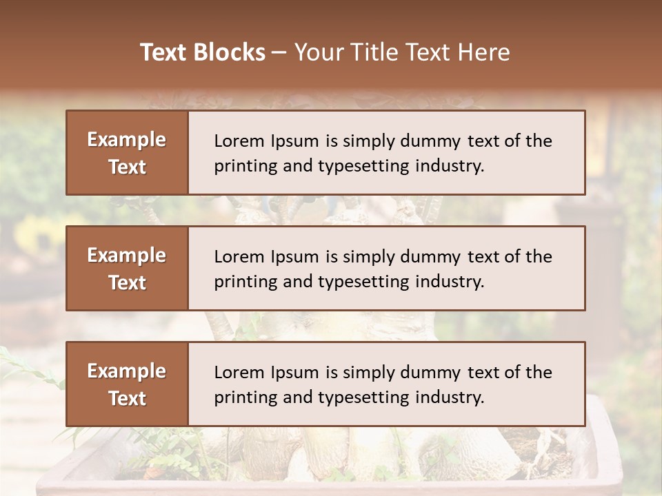 Tropical Style Asian PowerPoint Template