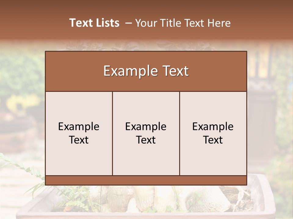 Tropical Style Asian PowerPoint Template
