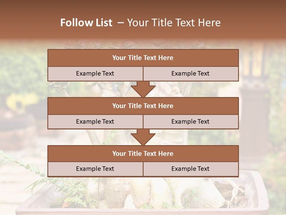 Tropical Style Asian PowerPoint Template