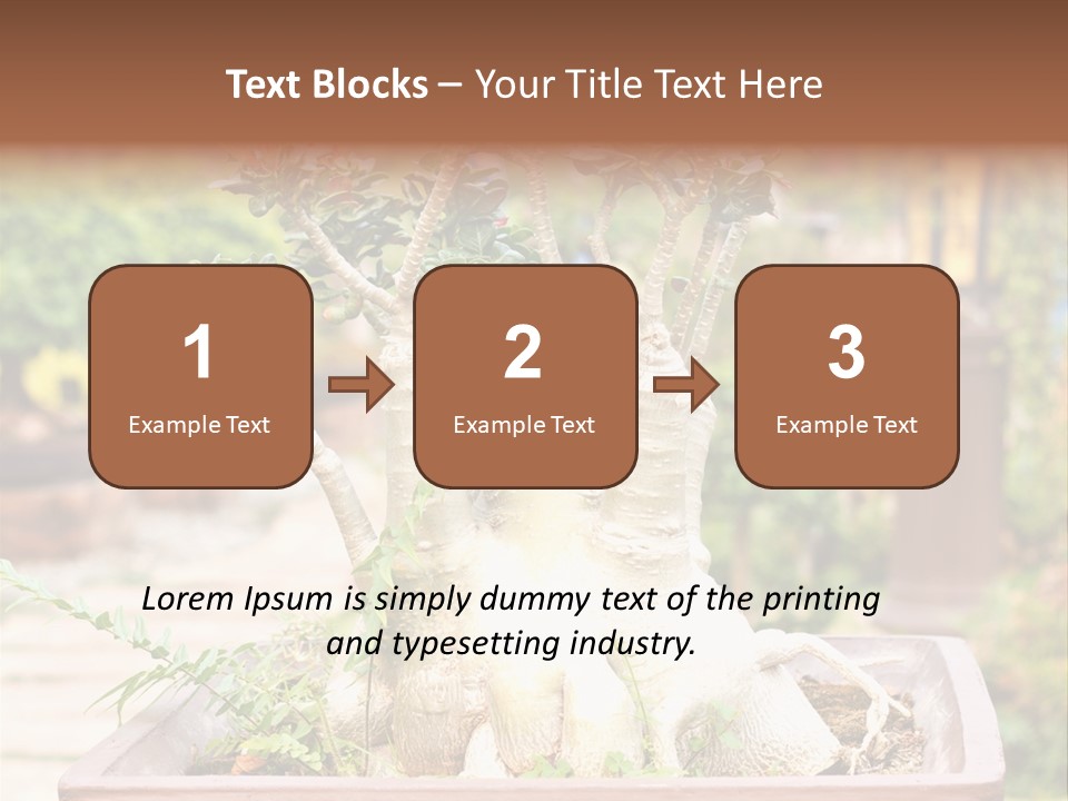 Tropical Style Asian PowerPoint Template