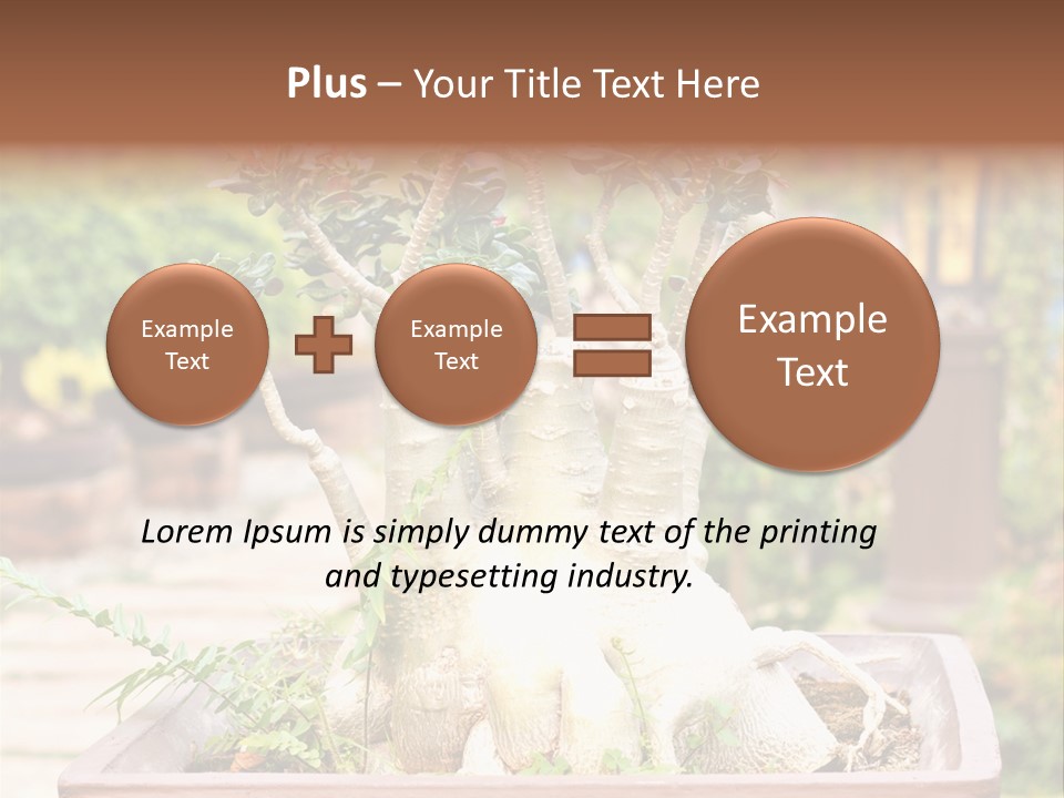 Tropical Style Asian PowerPoint Template