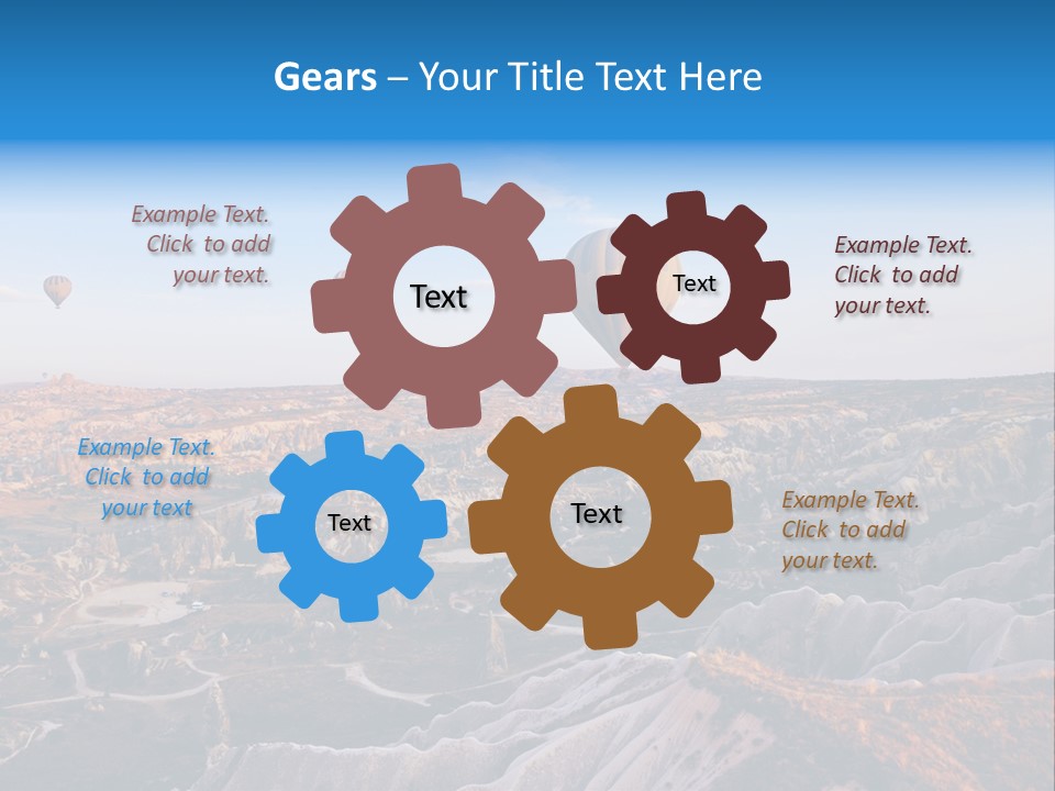Aviation Morning Air PowerPoint Template