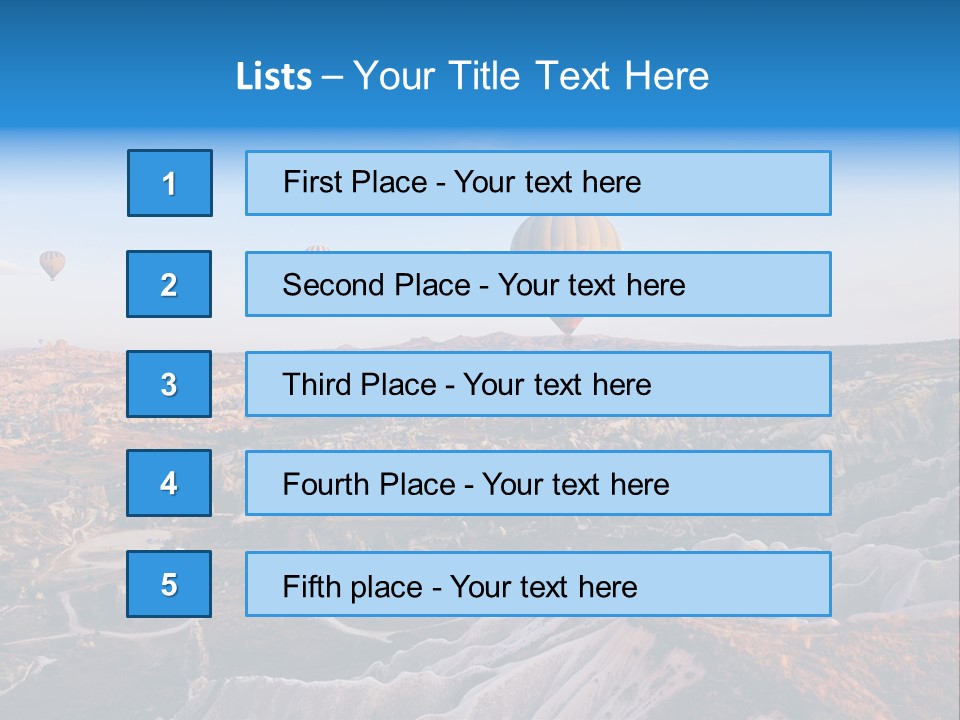 Aviation Morning Air PowerPoint Template