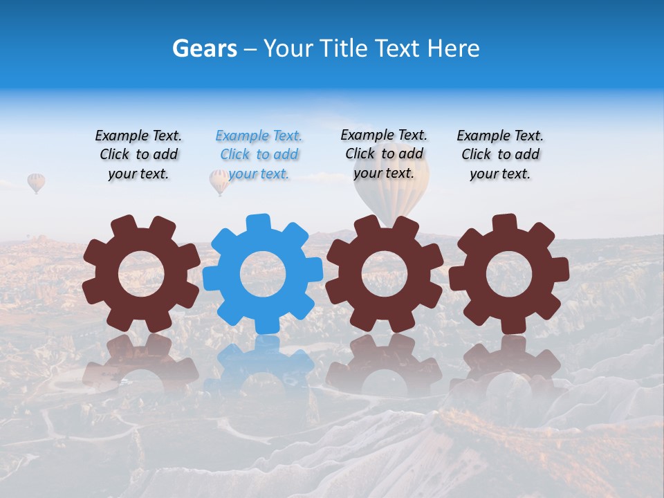 Aviation Morning Air PowerPoint Template
