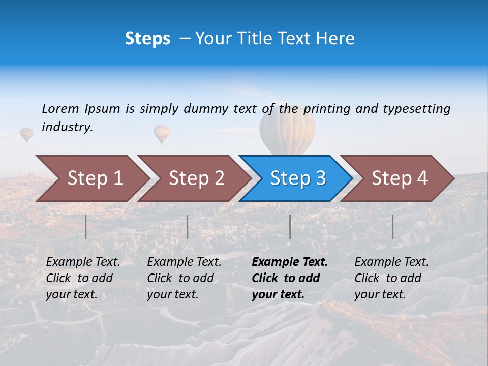 Aviation Morning Air PowerPoint Template