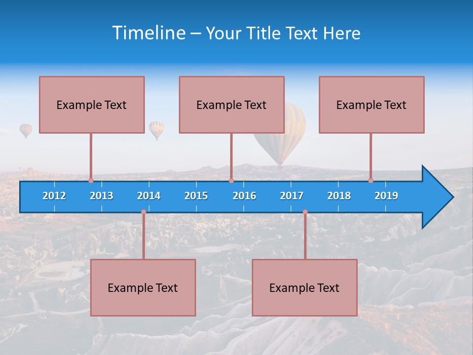 Aviation Morning Air PowerPoint Template