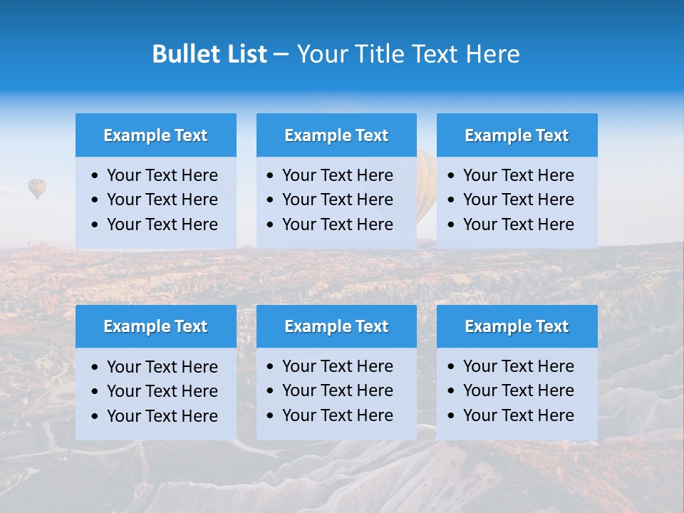 Aviation Morning Air PowerPoint Template